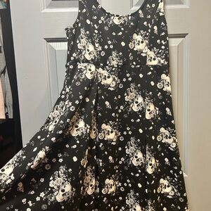 Torrid Floral Skull Print Dress